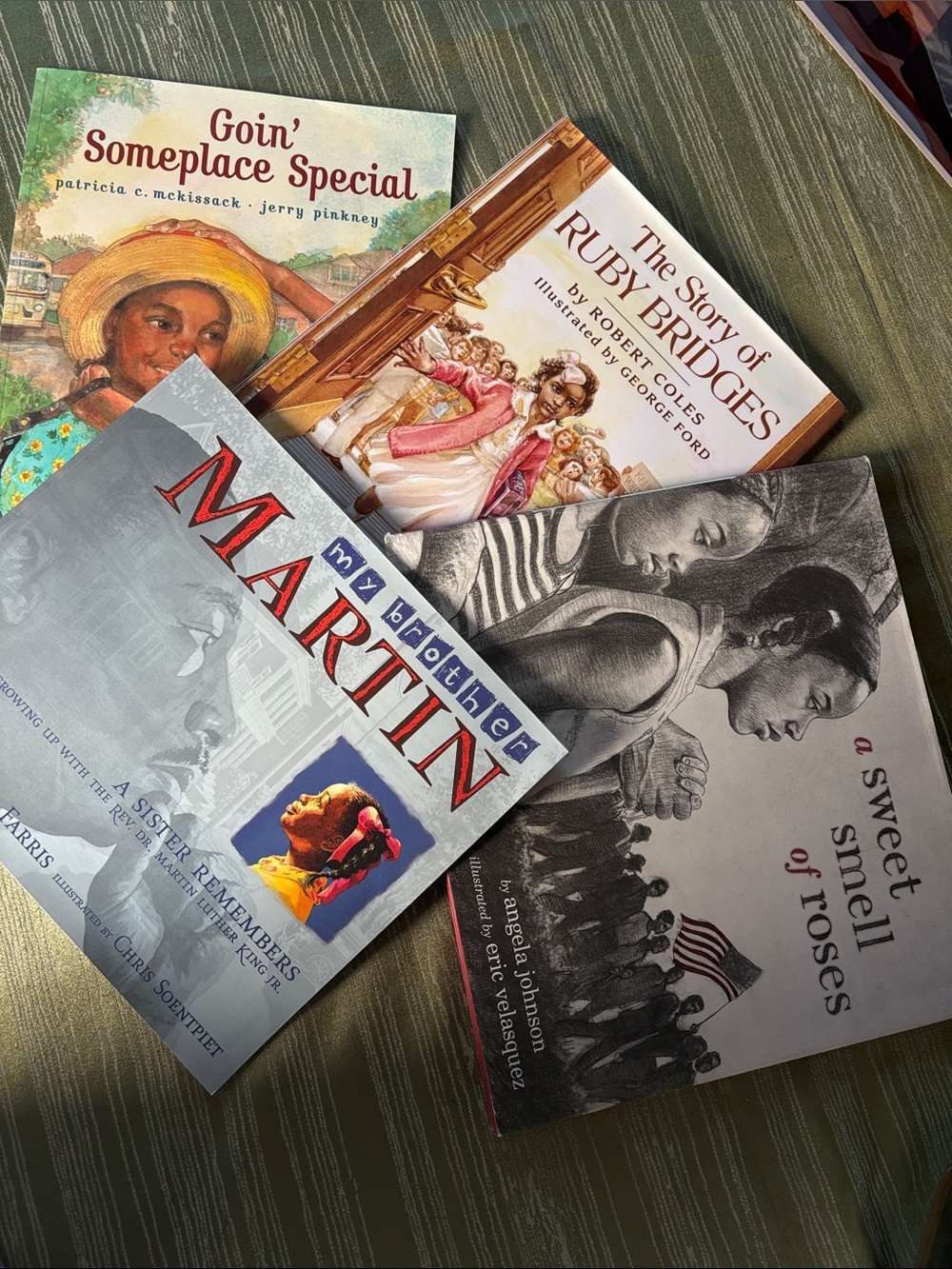 Black history books children’s stories Dr. King, Ruby Bridges civil rights
